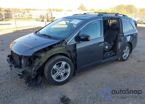 2013 Honda Odyssey Touring/Touring Elite из США, поврежденный, VIN 5FNRL5H95DB013249